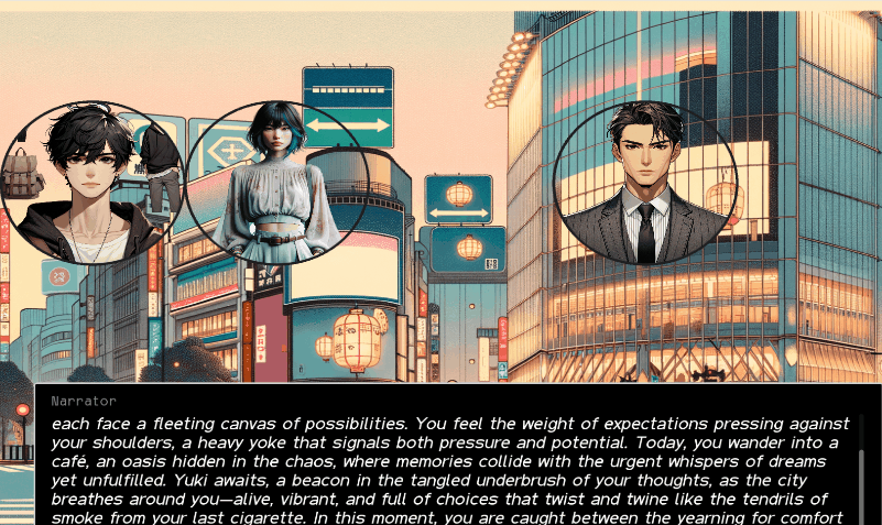 Branching Interactive Story